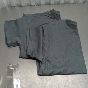 Buy 3 Get 1 FREE Gildan Heavy Cotton Men Black Tee Bundle